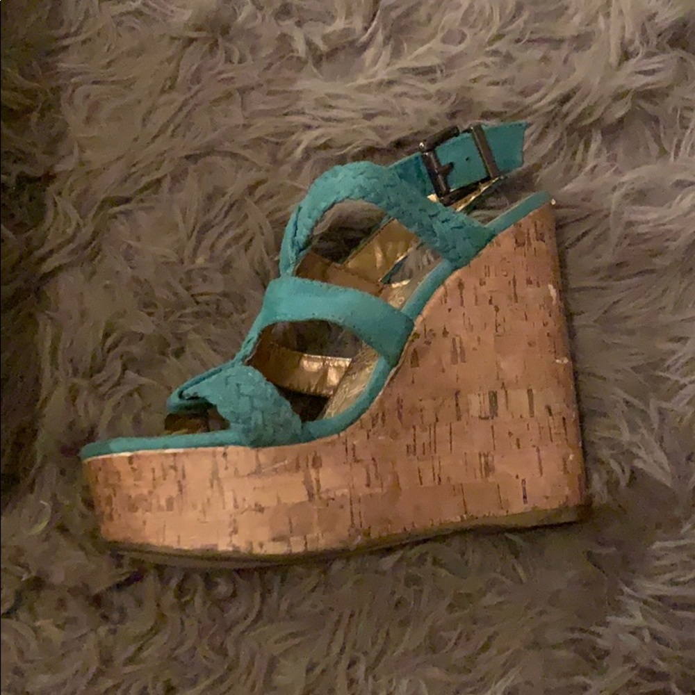 Teal heels